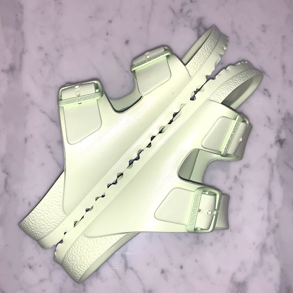 Birkenstock Arizona EVA Sandal Faded Lime Womens Size 37 - Picture 11 of 14